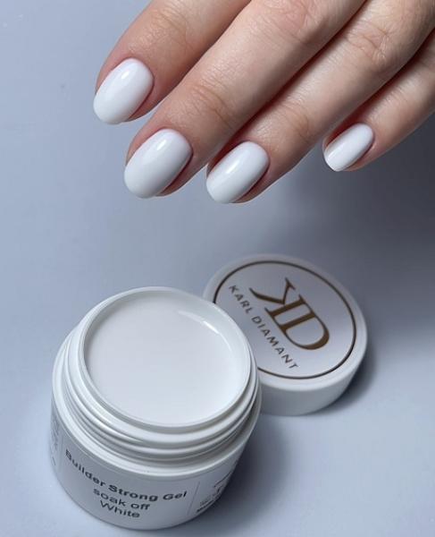 Builder Strong Gel White soak off Karl Diamant 30 ml